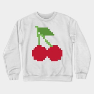 Cherries Pixel Art Crewneck Sweatshirt